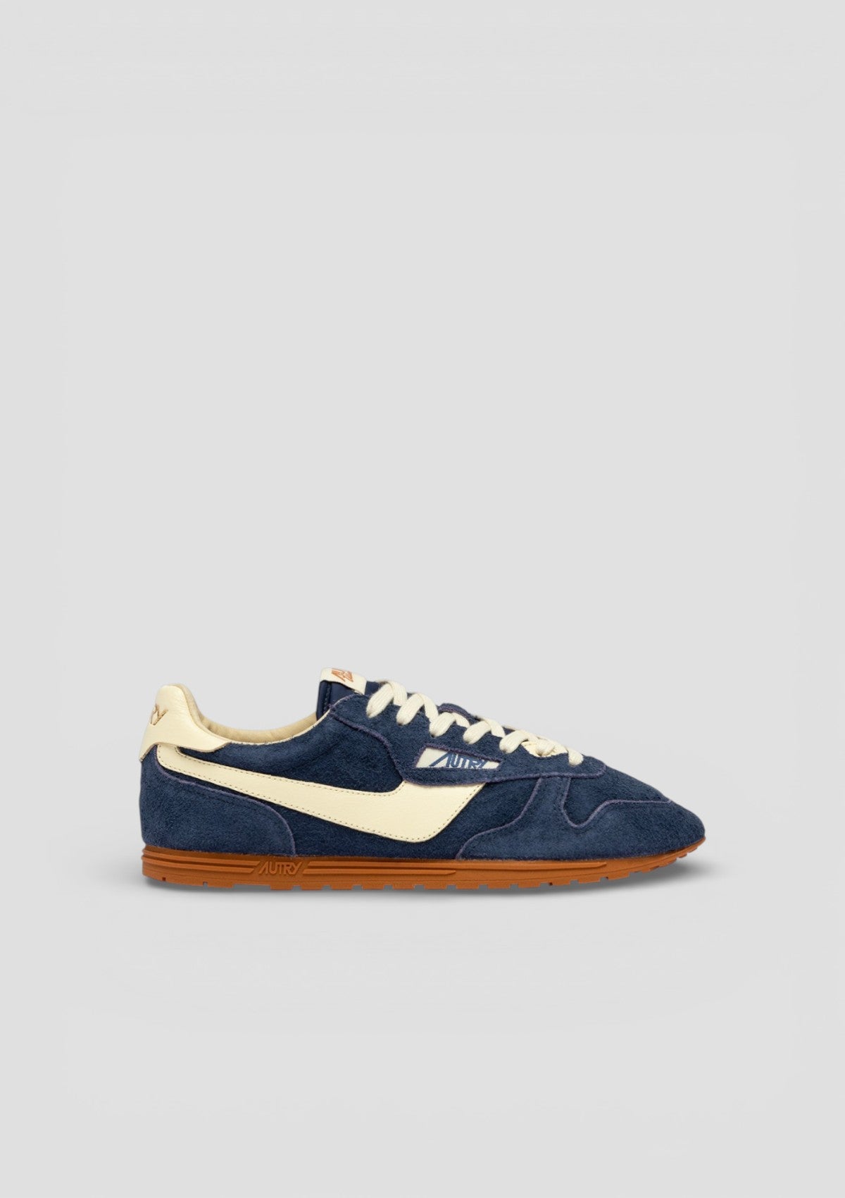 SS26-WSLM-UB28 SNEAKERS WINDSPIN SUEDE/LEATHER BLUETTE/RUTABAGA