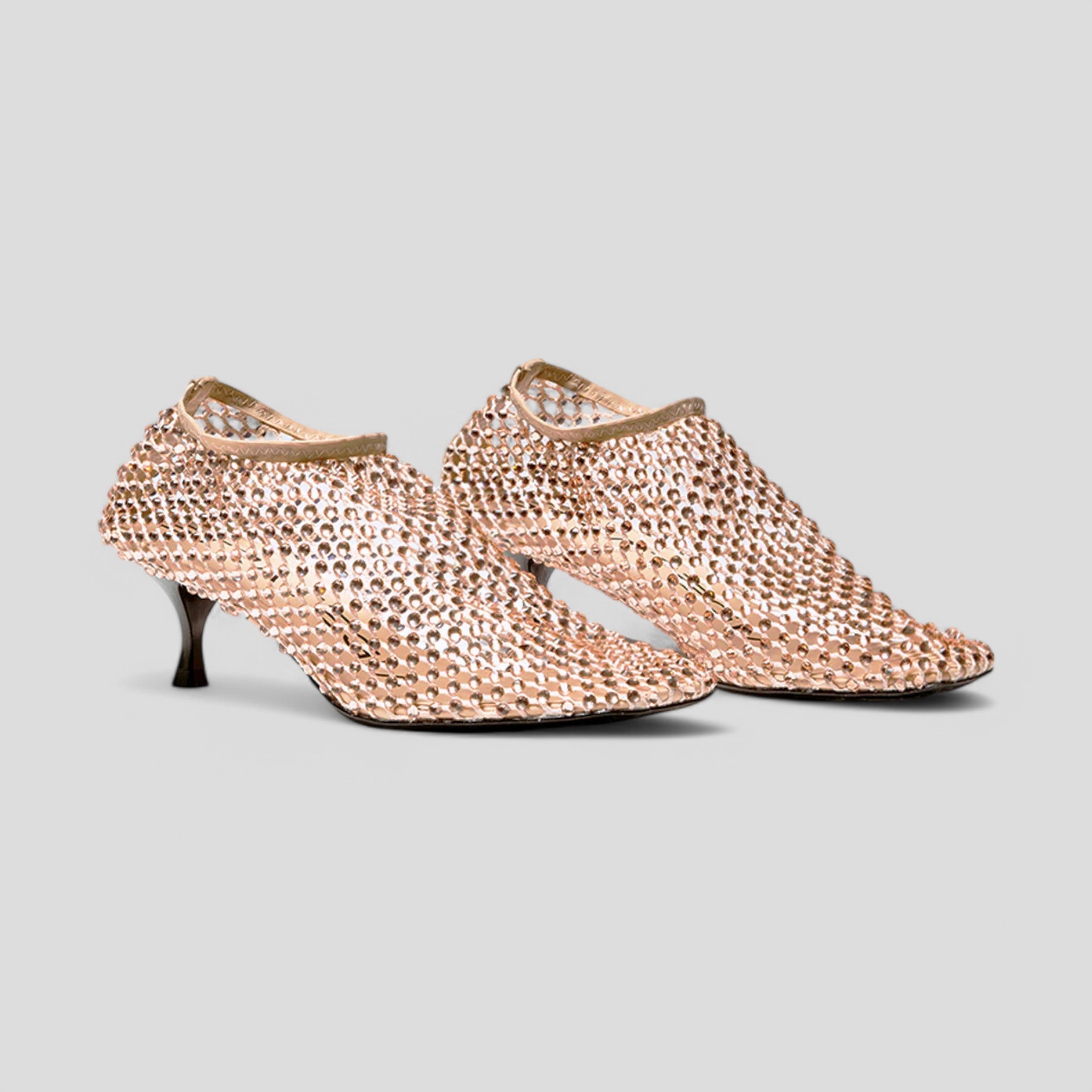 R14 CONNIE JEWELS SCARPA SAND ALL OVER STRASS