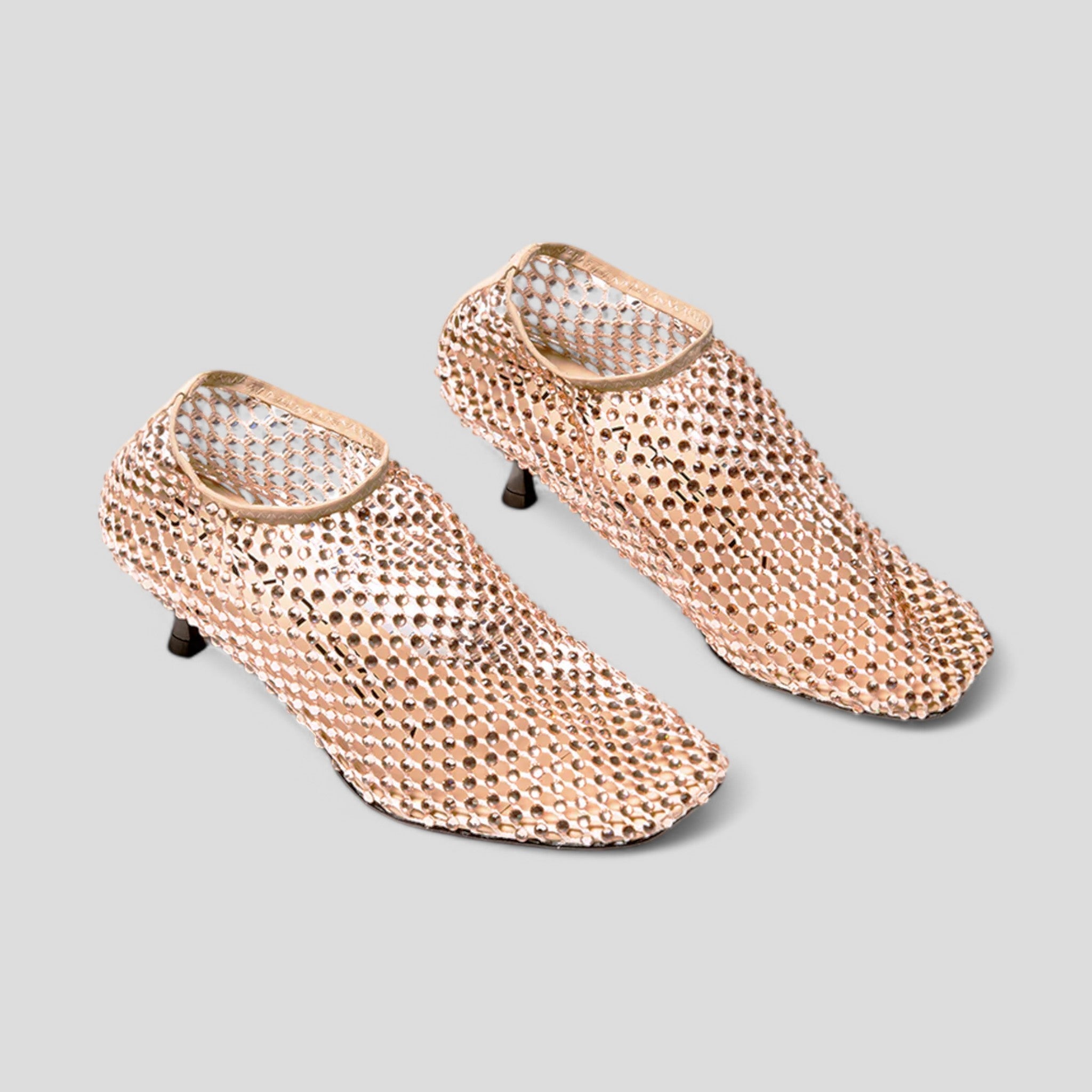 R14 CONNIE JEWELS SCARPA SAND ALL OVER STRASS