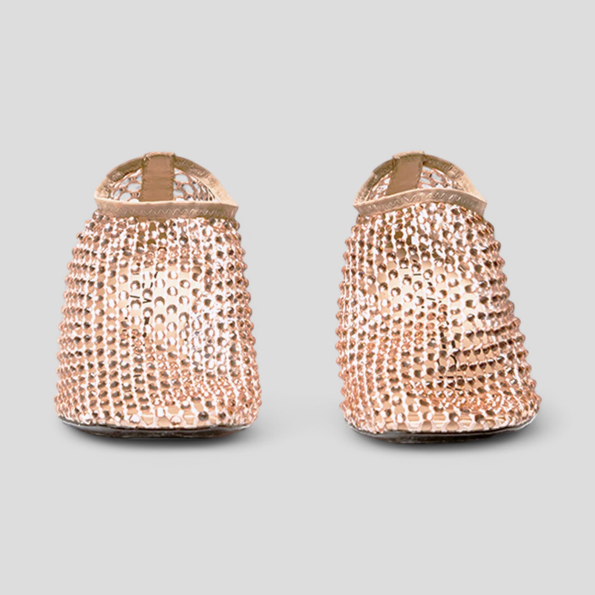 R14 CONNIE JEWELS SCARPA SAND ALL OVER STRASS
