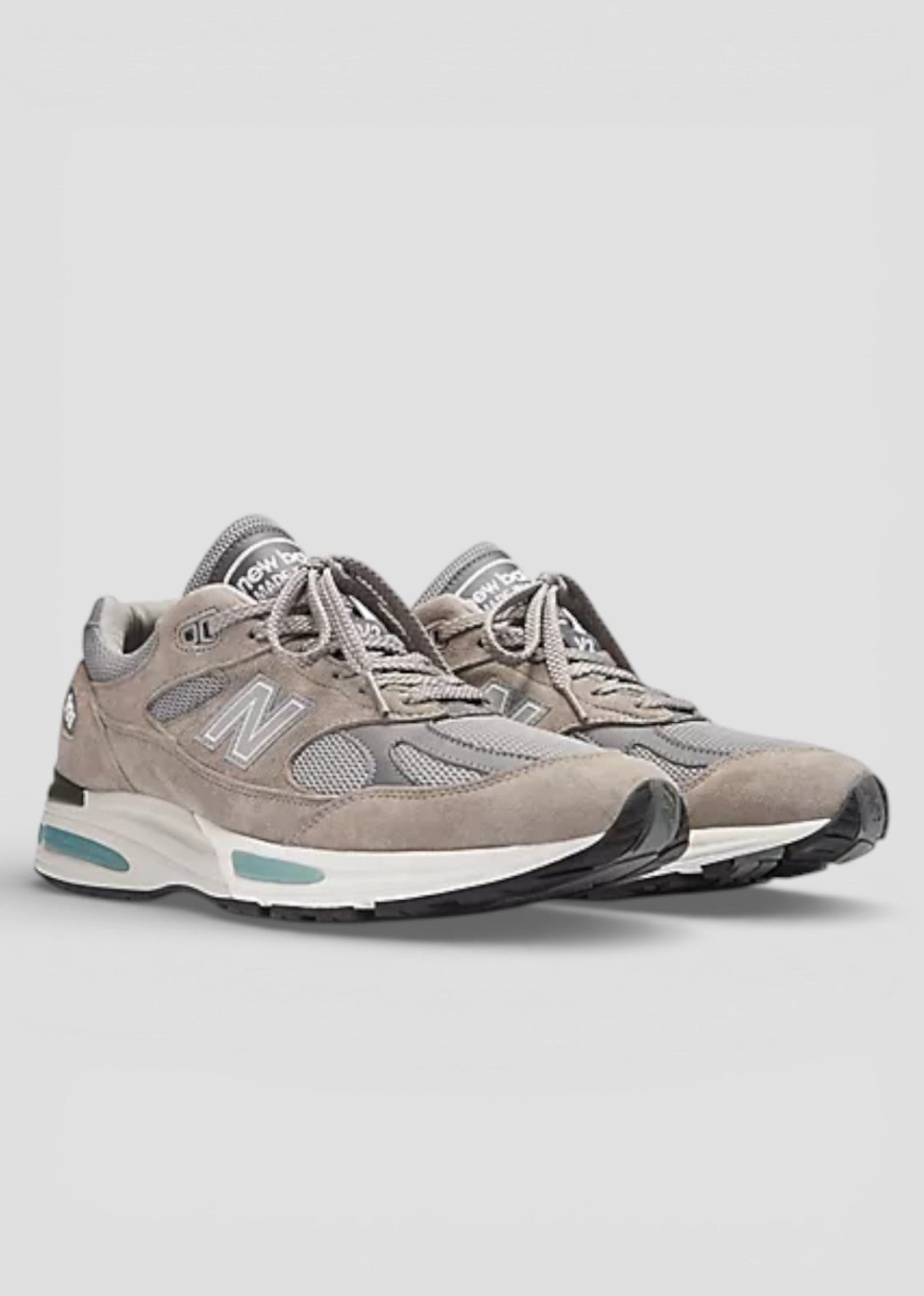 SS26-U991GL2 SNEAKER UNISEX PIGSKIN/MESH COLORE GREY D