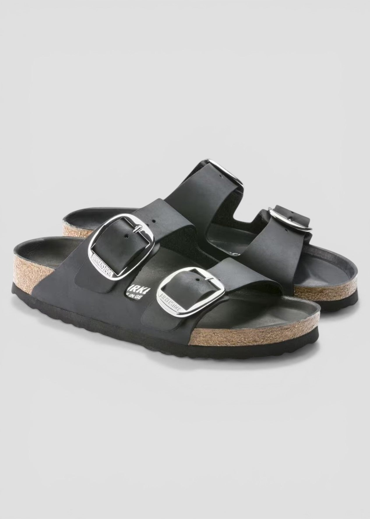 1011075 ARIZONA BIG BUCKLE BLACK OILED LEATHER