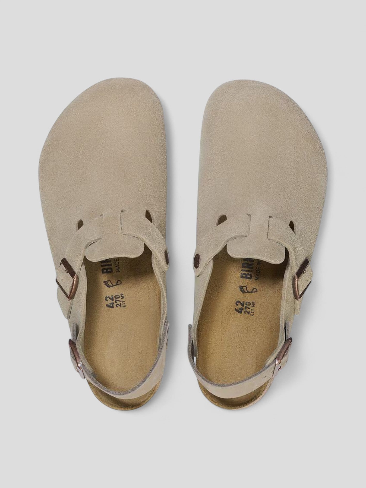 AI/FW25-1028323 TOKIO TAUPE SUEDE LEATHER