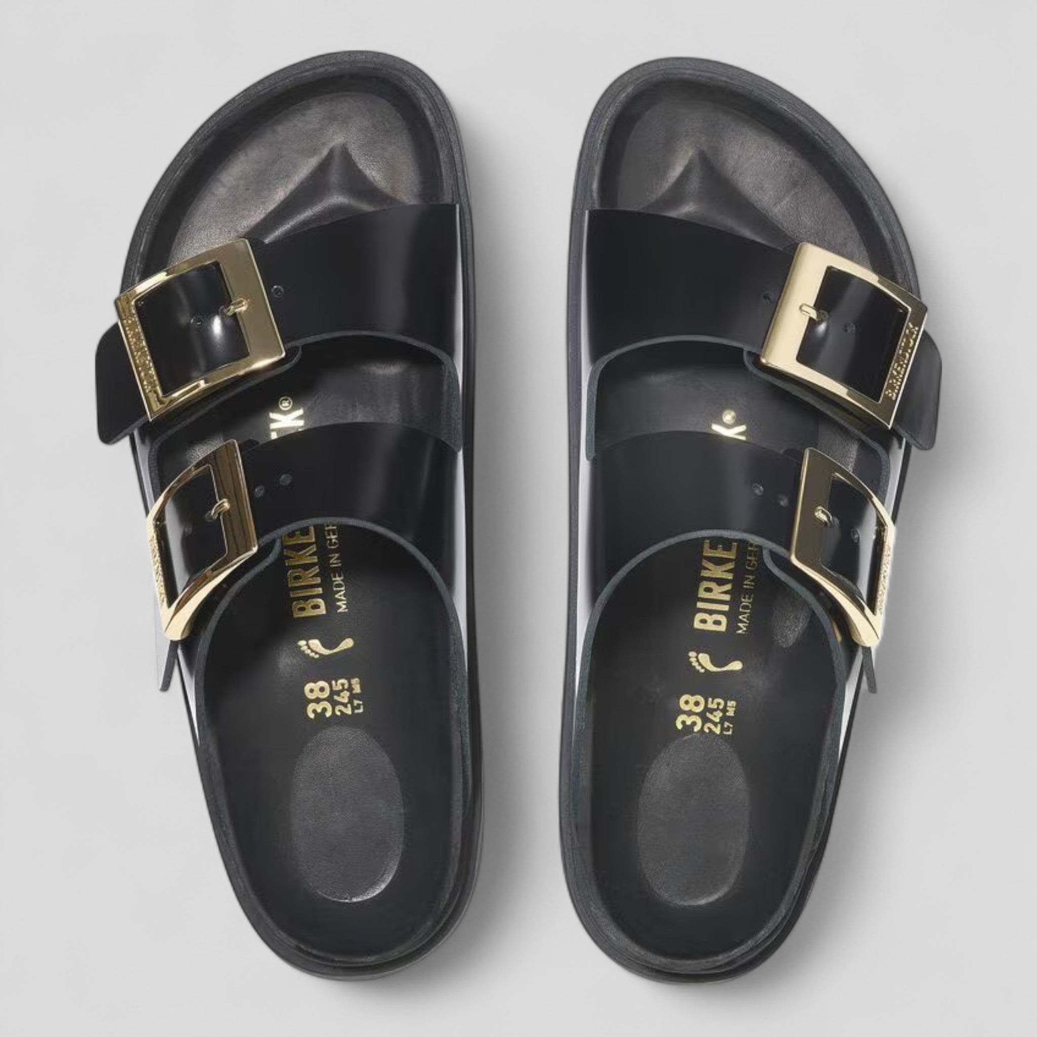1029353 ARIZONA DB SHINE BLACK NATURAL LEATHER