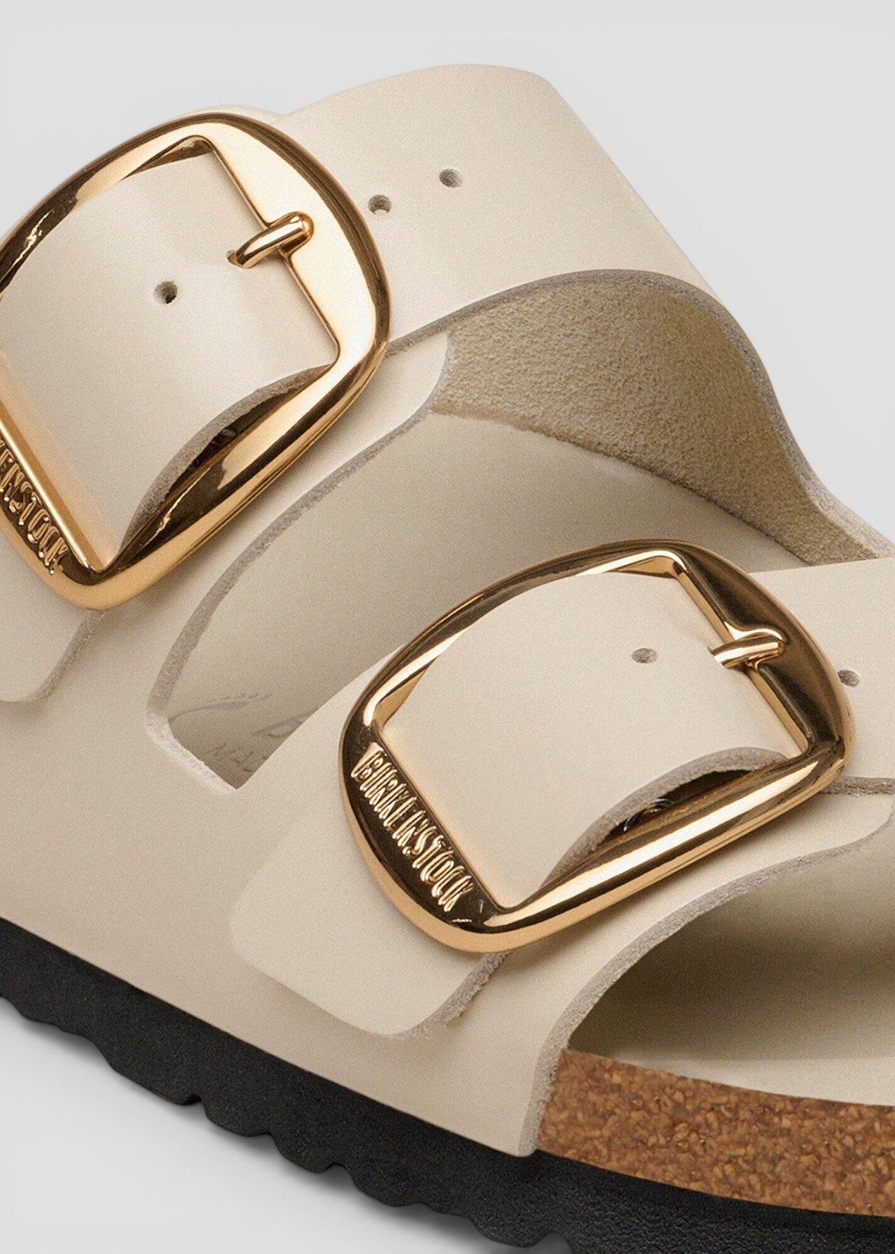 1031873 ARIZONA DONNA BIG BUCKLE HEX SHINE OYSTER NATURAL LEA