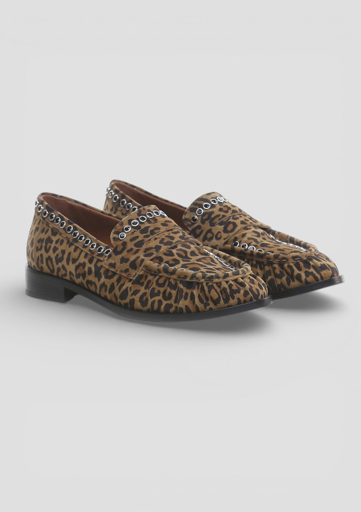 SS26-A6102-X  MOCASSINO AFRICA CUOIO LEOPARDO