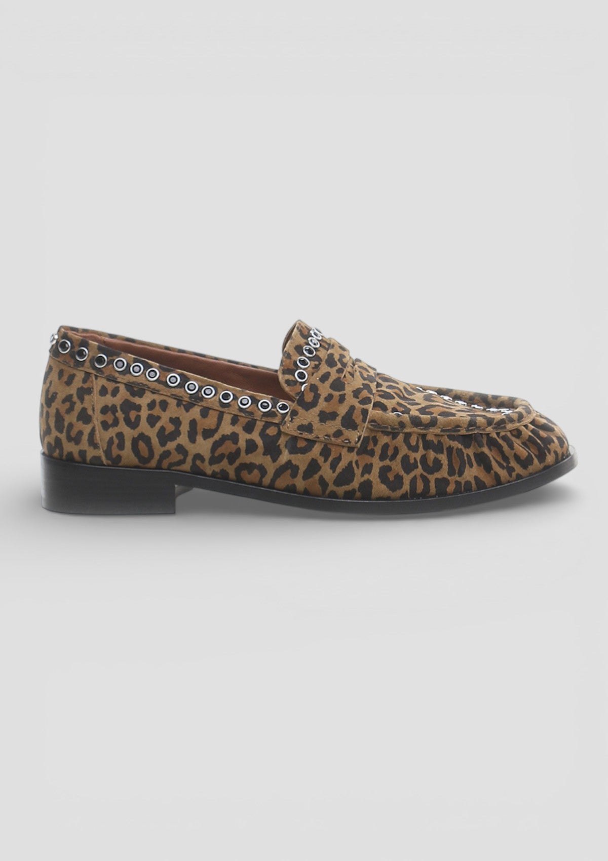 SS26-A6102-X  MOCASSINO AFRICA CUOIO LEOPARDO
