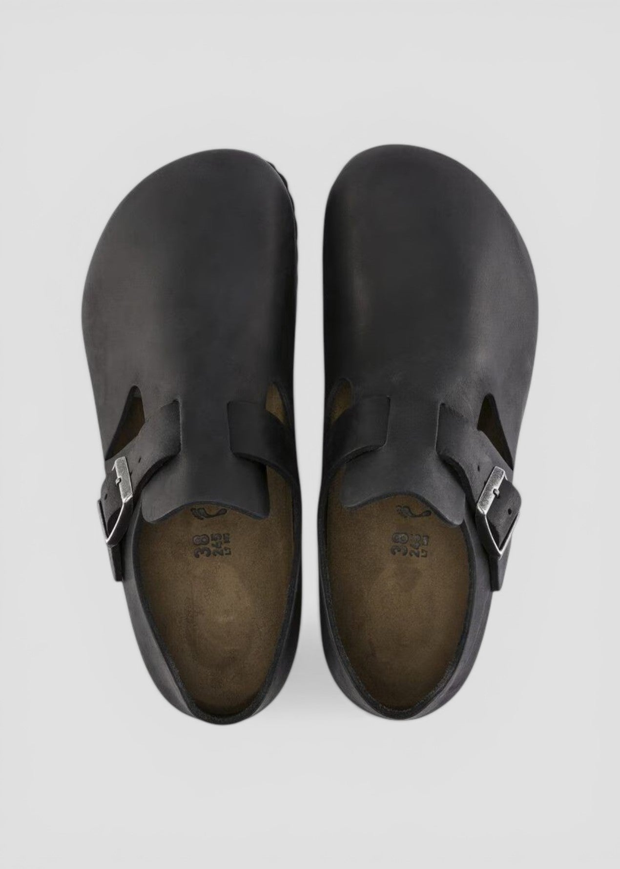 0166543 LONDON BLACK OILED LEATHER