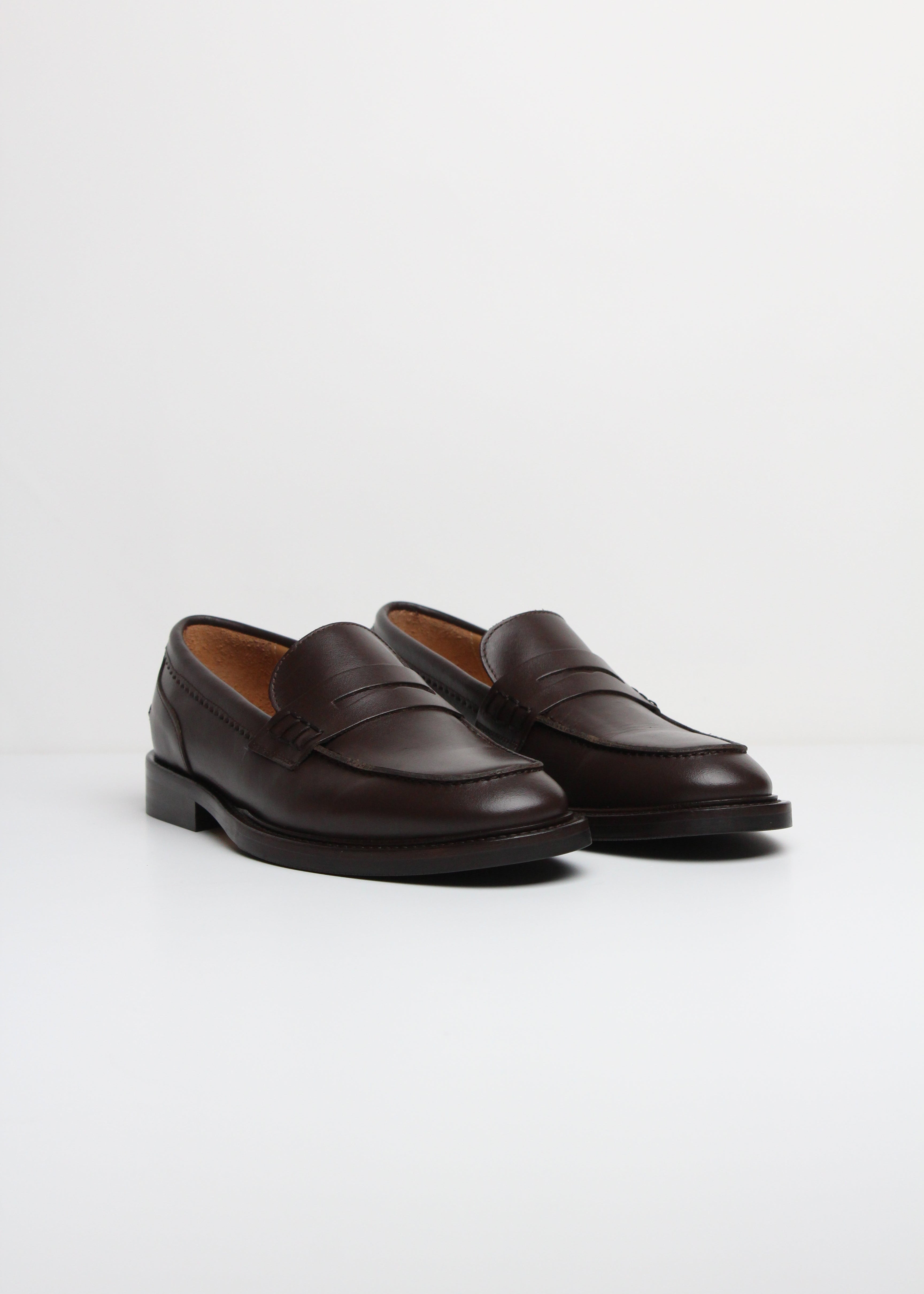 AI/SS25  1747   MOCASSINI IN PELLE TESTA DI MORO
