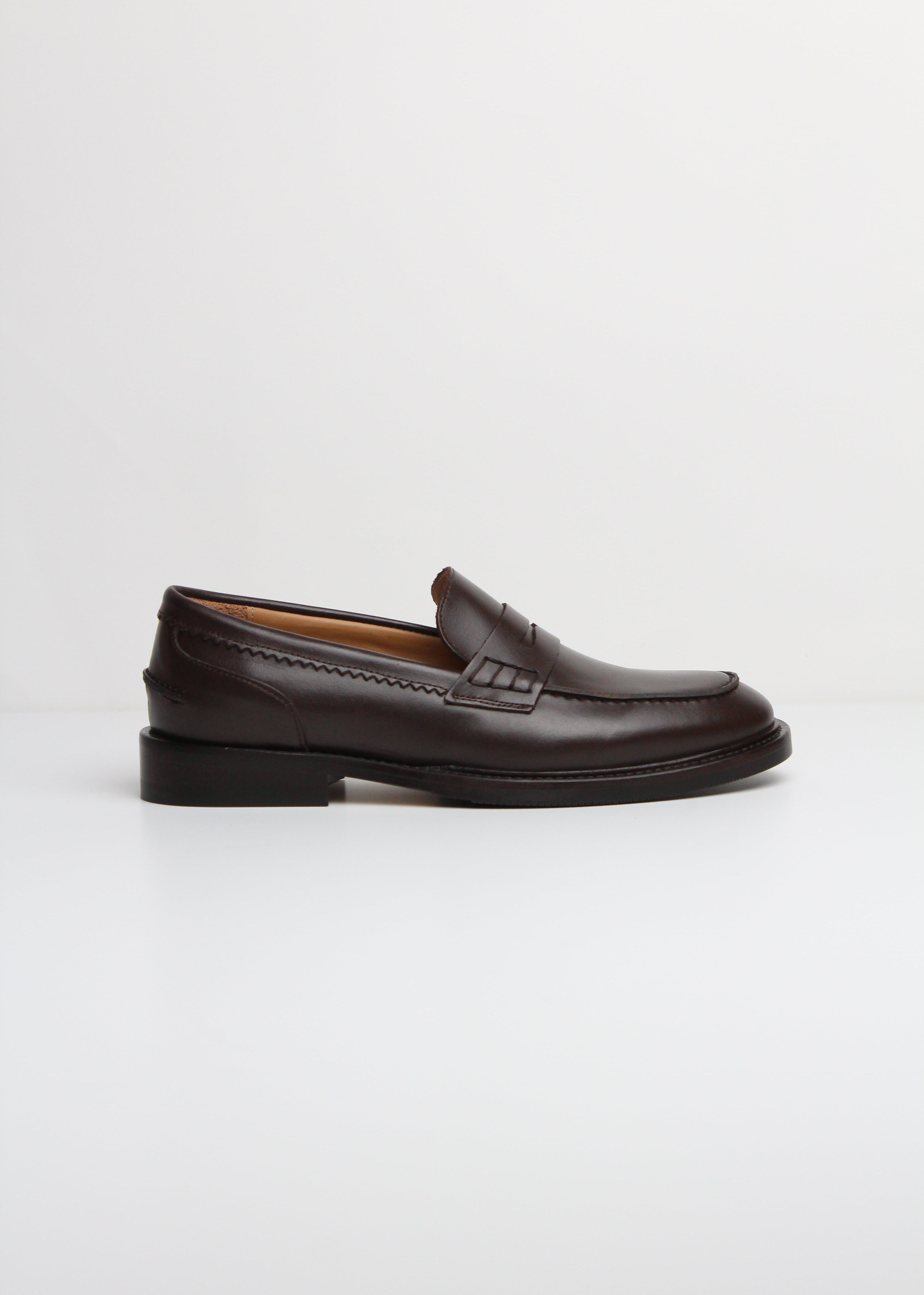 AI/SS25  1747   MOCASSINI IN PELLE TESTA DI MORO