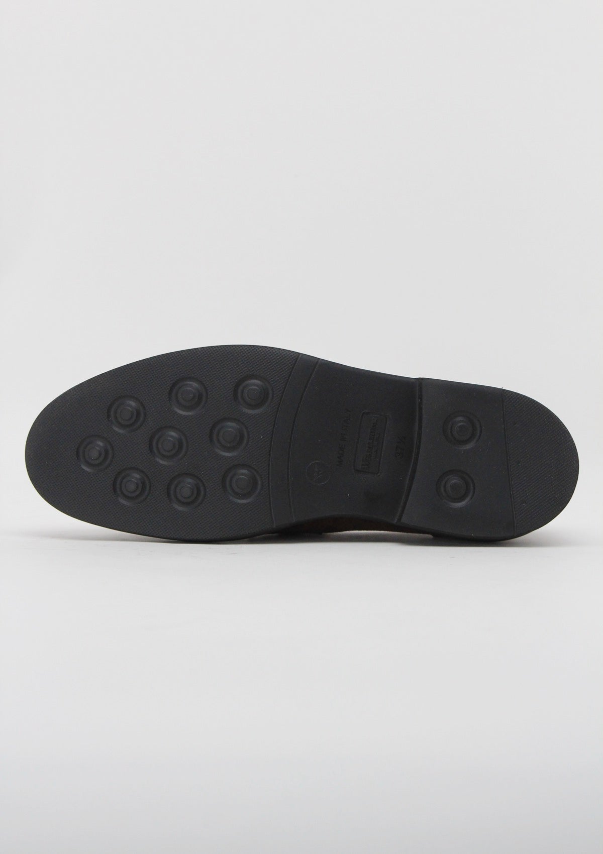 1747.  Mocassino Penny Loafer Camoscio Testa di Moro - Anna F.