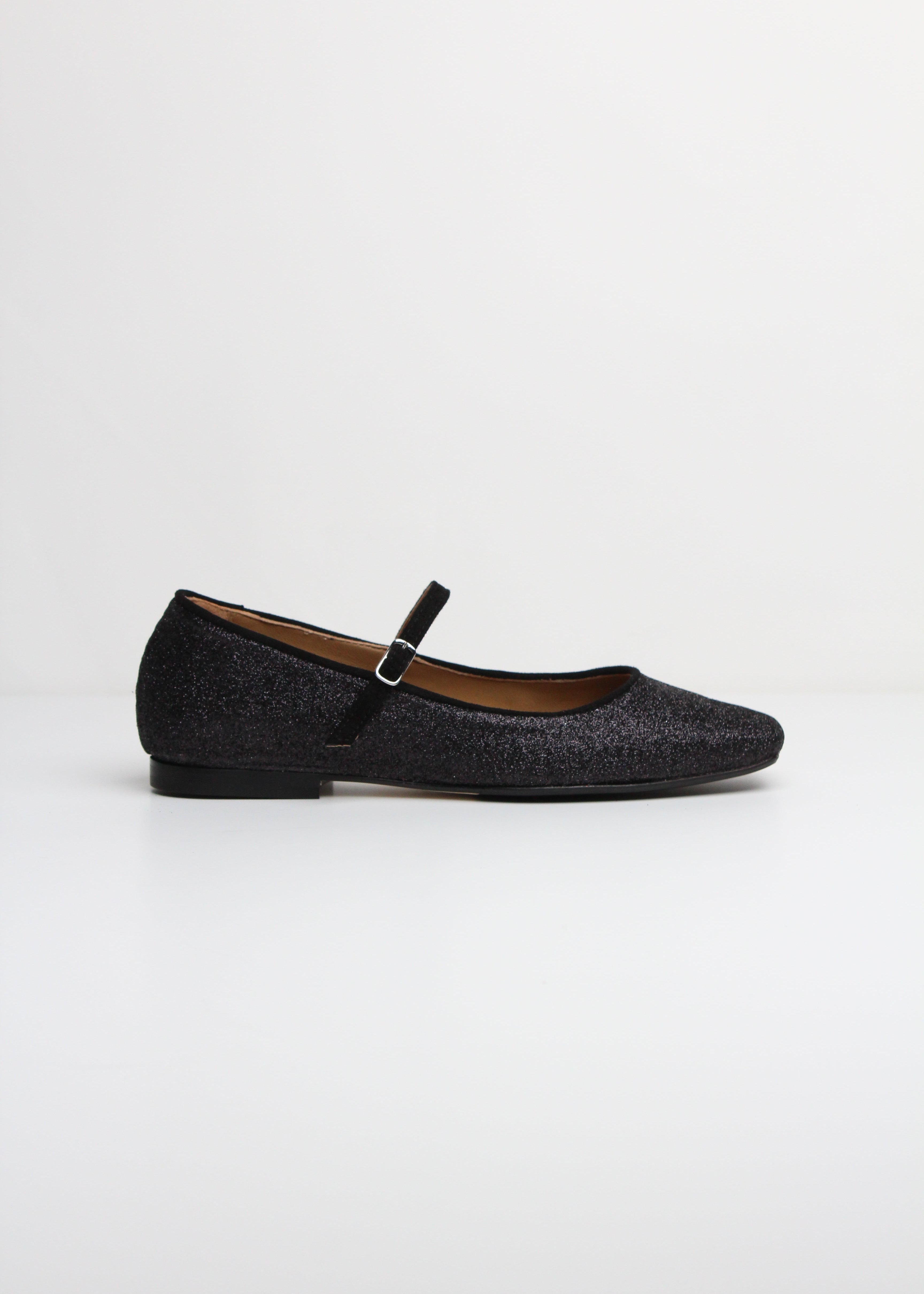 AI/SS25 1823 MARY JANE IN GLITTER NERO