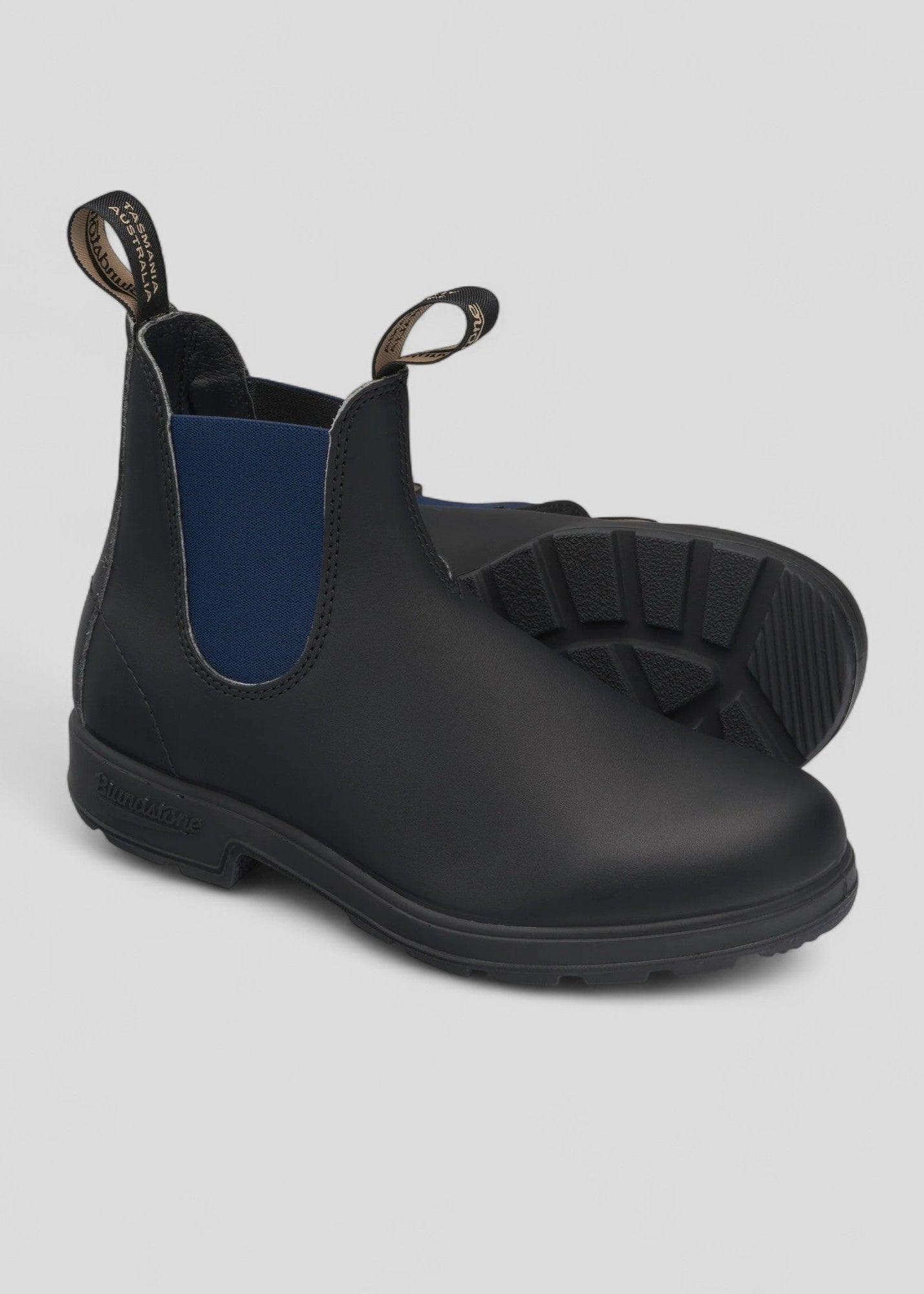 FW25-1917 BLACK LEATHER  COL BLACK /NAVY
