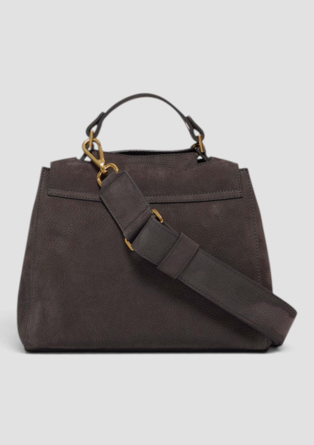B01999-NBU  BORSA SVEVA NABUCCO SMALL A MANO CARBONE