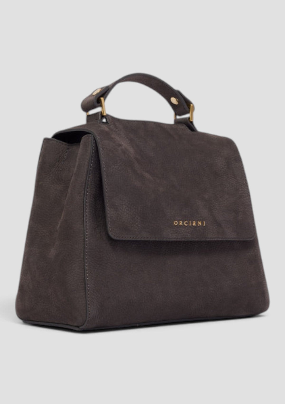 B01999-NBU  BORSA SVEVA NABUCCO SMALL A MANO CARBONE
