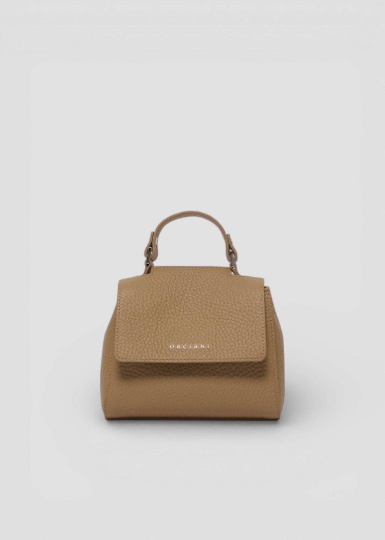 SS26-B02019-SOF  BORSA SVEVA SOFT MINI A MANO IN PELLE CON TRACOLLA BISCOTTO