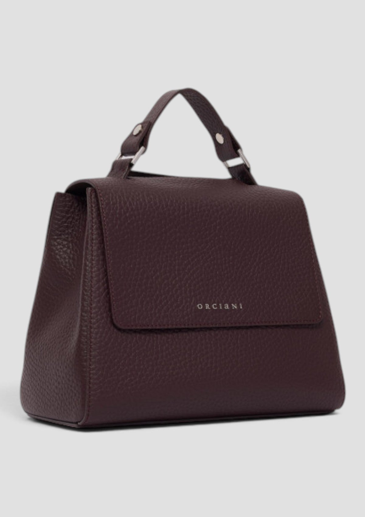 B01999-SOF  BORSA SVEVA SOFT PICCOLA A MANO BURGUNDY