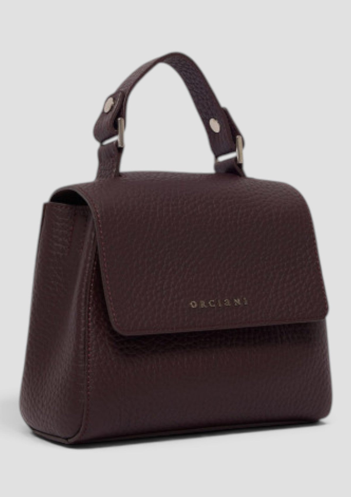 B02019-SOF  BORSA SVEVA SOFT MINI A MANO BURGUNDY