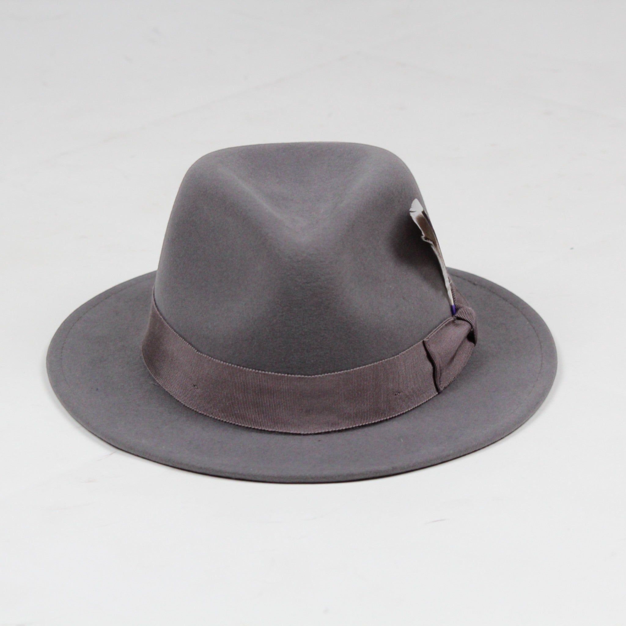 CAPPELLO FEDORA PIETRA 34  IN FELTRO DI LANA