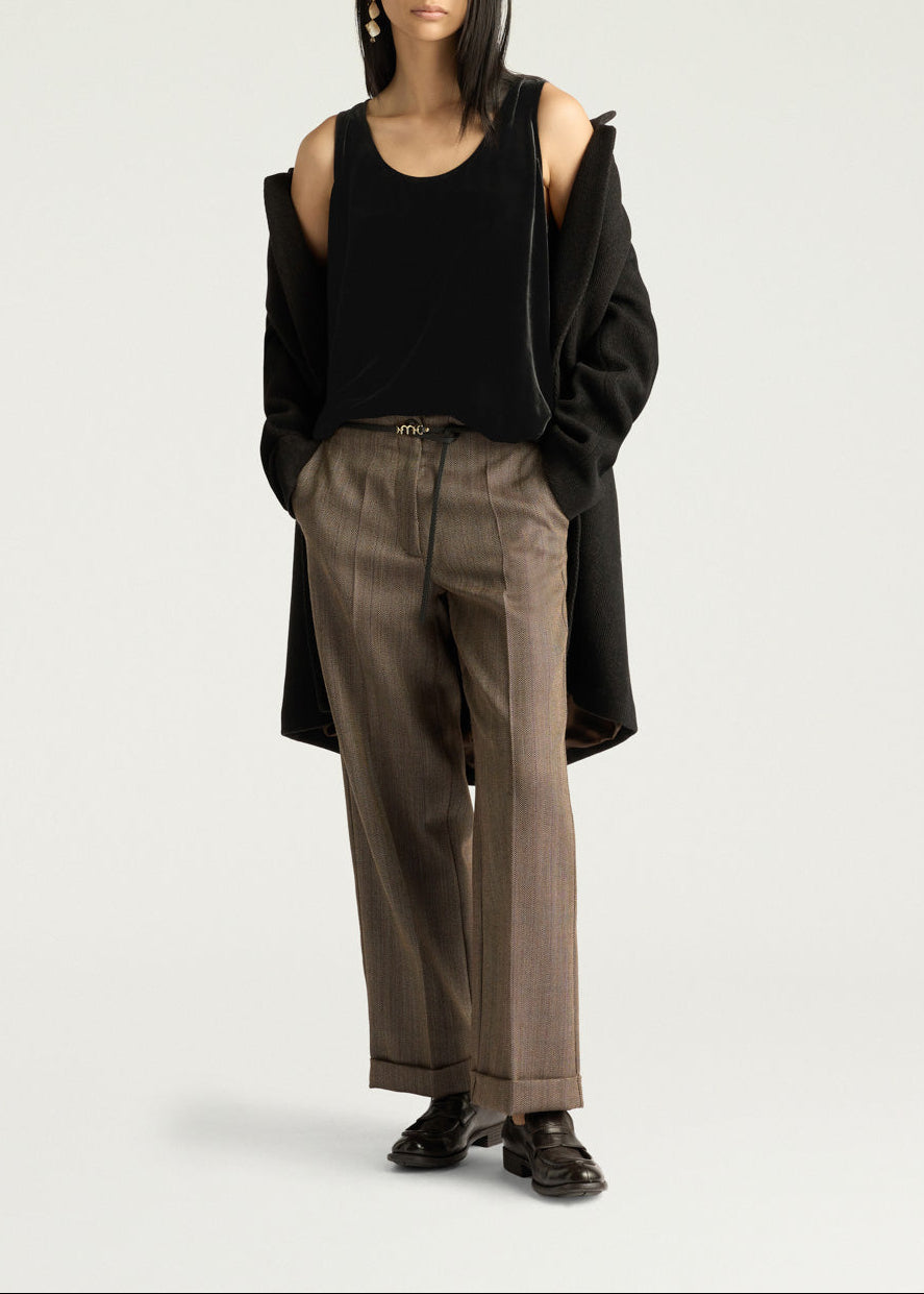 FW25-252MMOTO001_256MO19A  TOP REMY  NERO