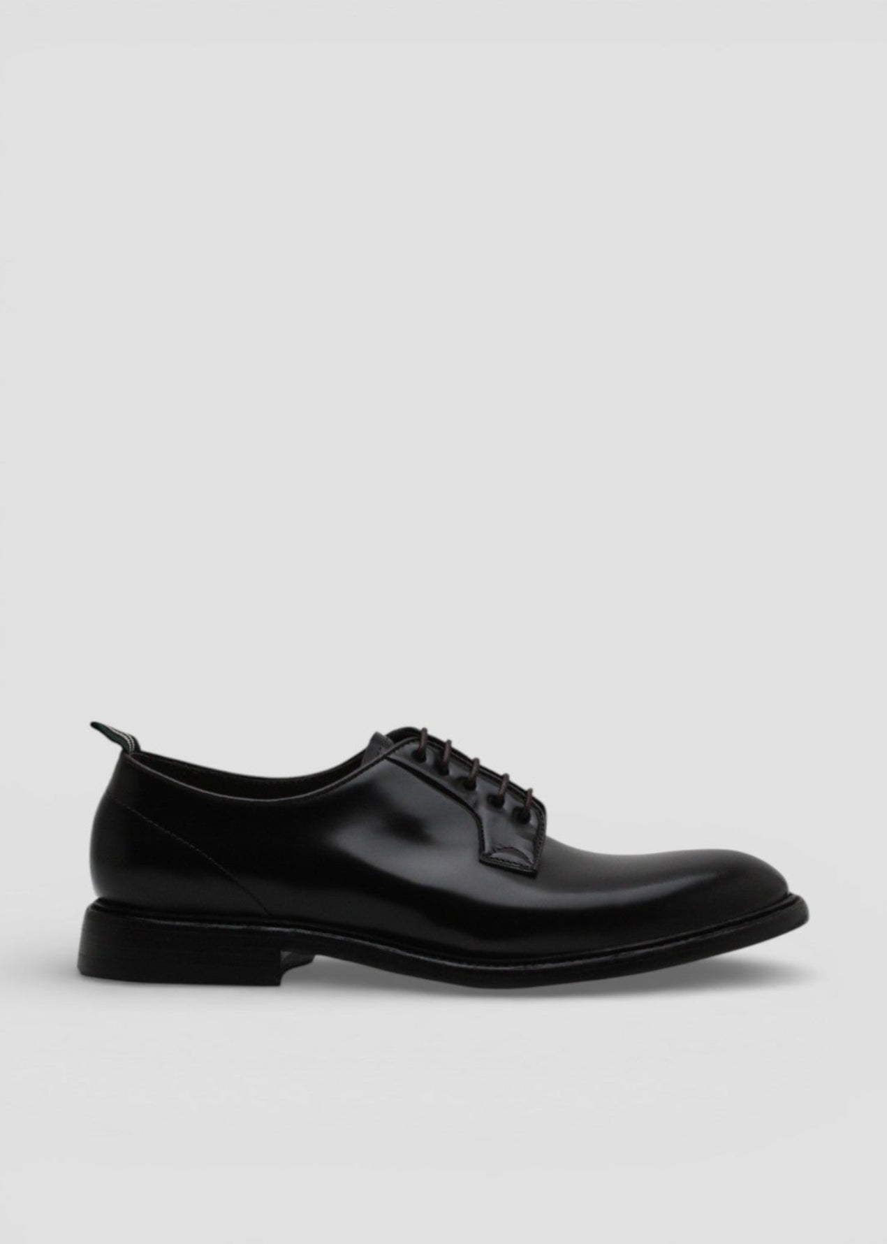 SS26-3029.   STRINGATA UOMO  IN PELLE TESTA DI MORO