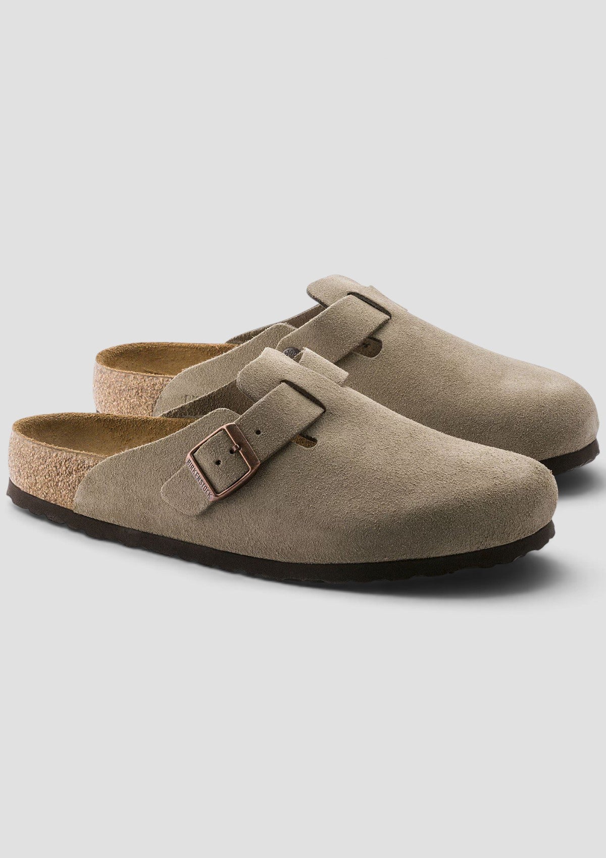 0560773 BOSTON SFB TAUPE SUEDE LEATHER