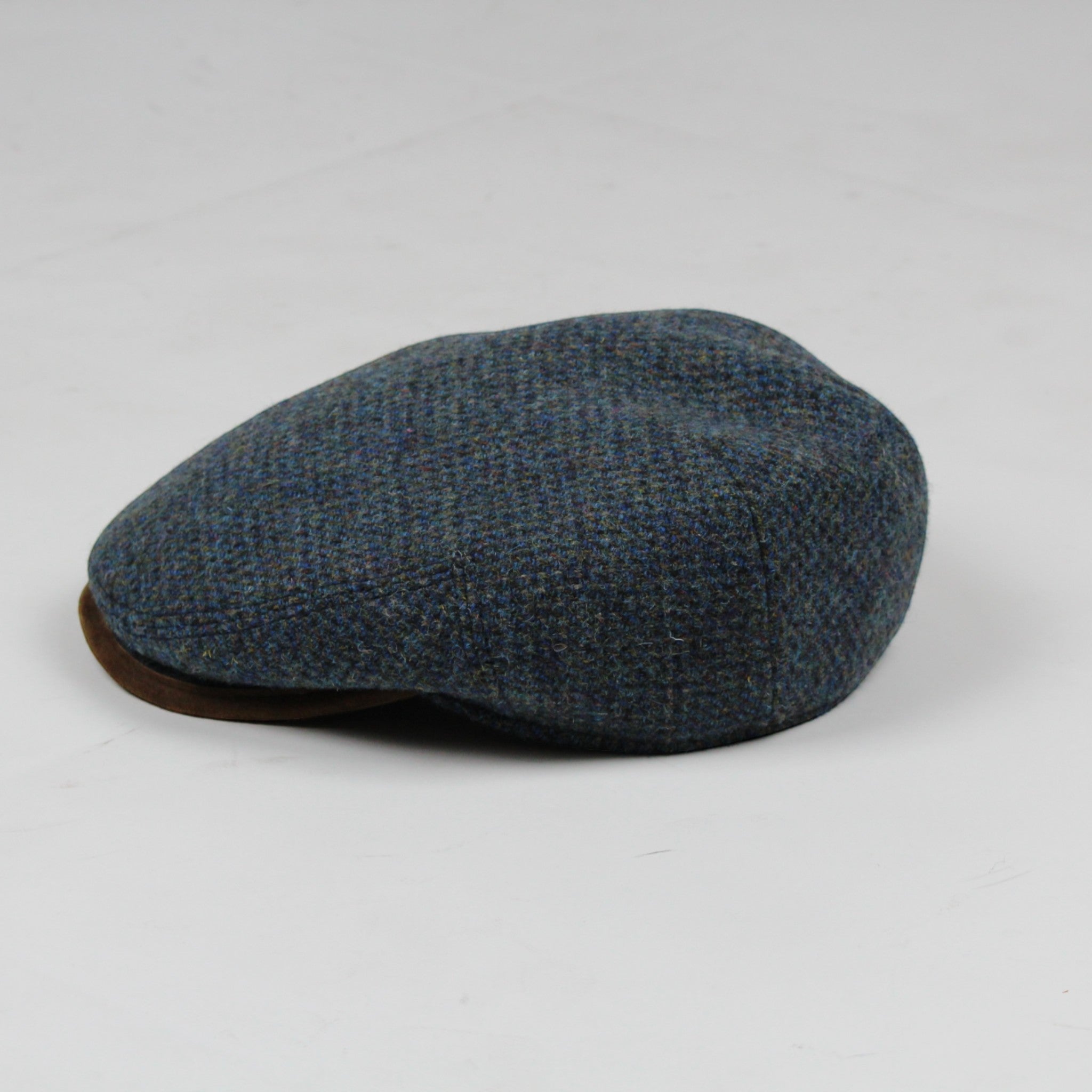 COPPOLA HATTERAS BLUE GREEN 25  WOOL HARRIS TWEED