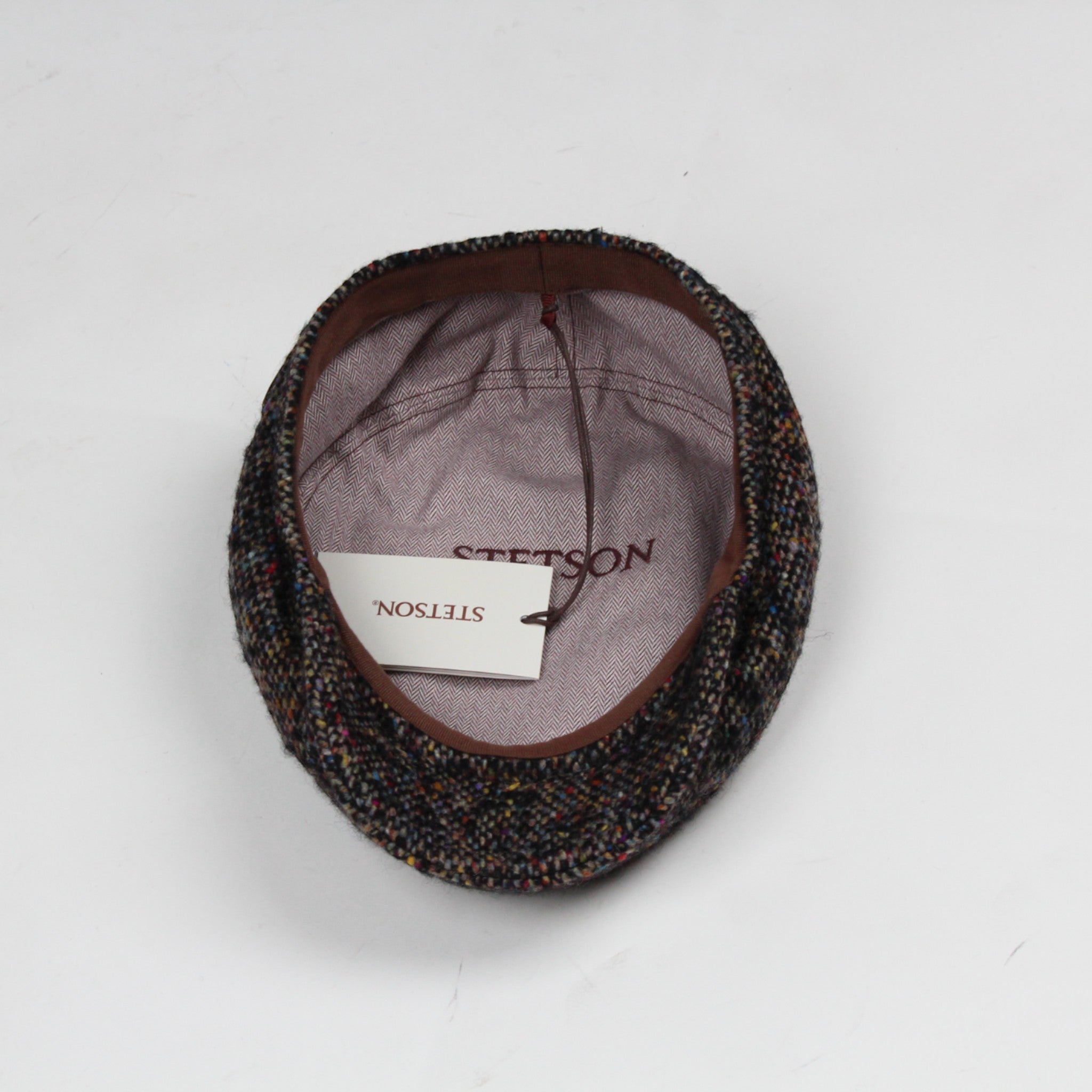 COPPOLA DRIVER CAP BLACK 419 WOOL DONEGAL