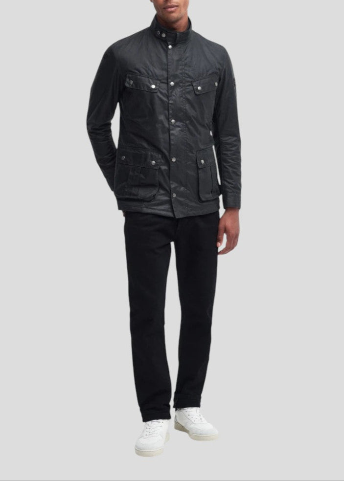 FW25-MWX0337SG91  GIACCA CERATA  COLORE SAGE