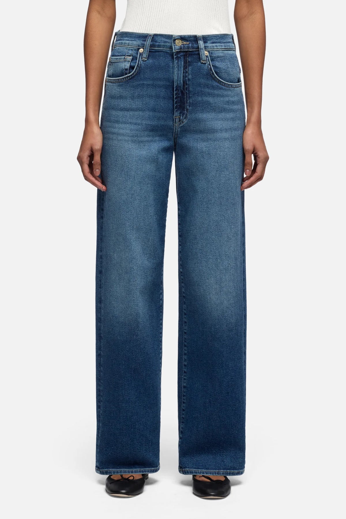 7U4N0120-U73NP JEANS  STOVEPIPE STRAIGHT TIDE BREAK