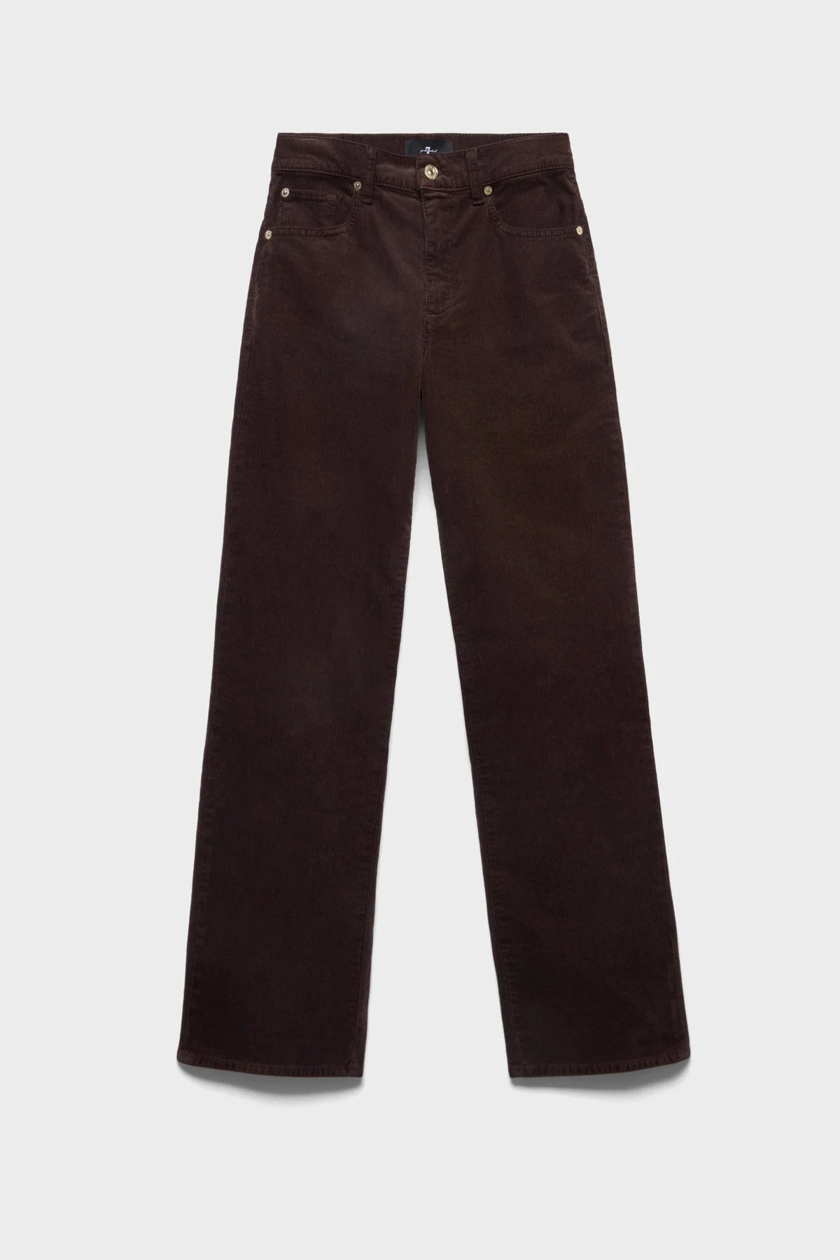 7U4N0V64-U71LP JEANS STOVEPIPE STRAIGHT CORDUROY COFFEE BEAN