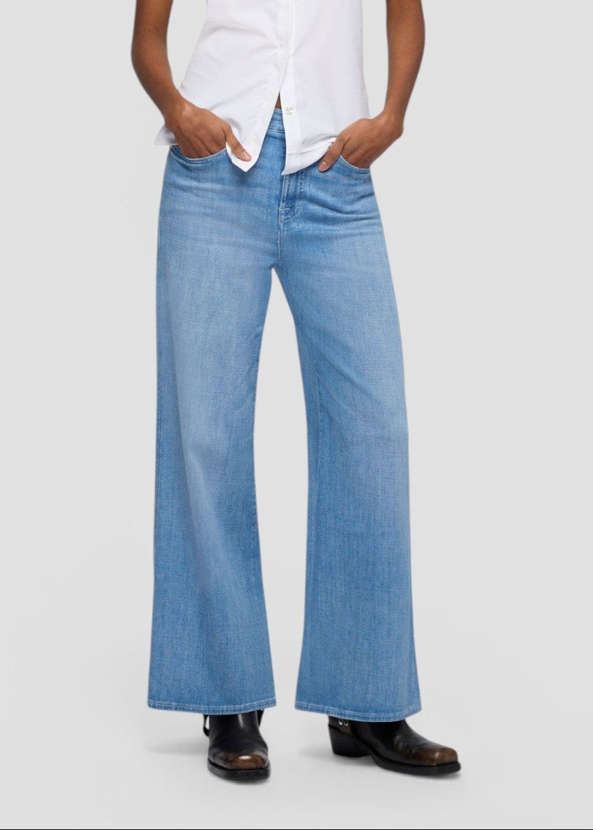 SS26-7U6P0R51-U73DG  JEANS LOTTA ANKLE GLISTEN COLORE DENIM MEDIO