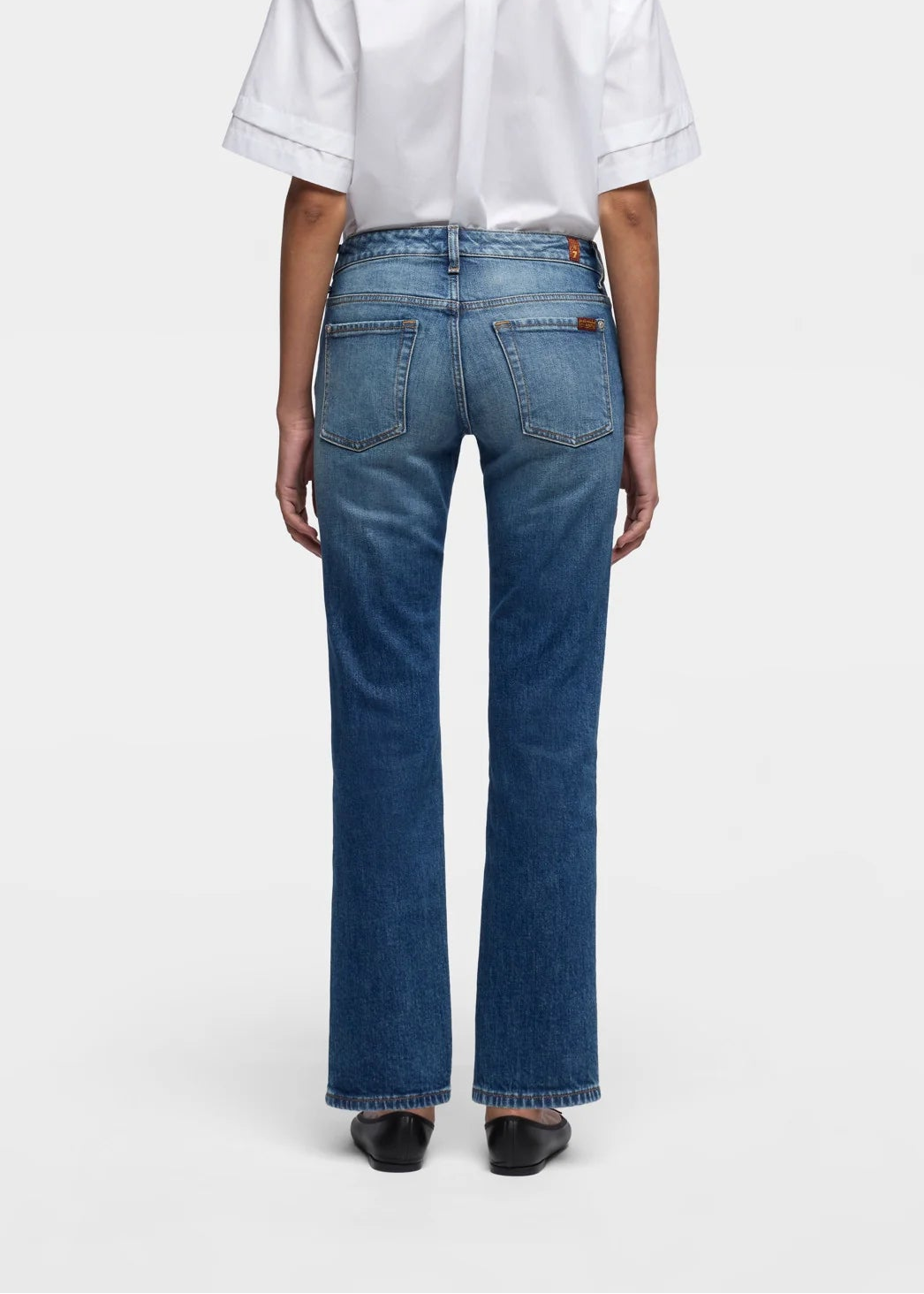 7U7E0K85-U73NG JEANS LOW CIGARETTE BLUE CORE