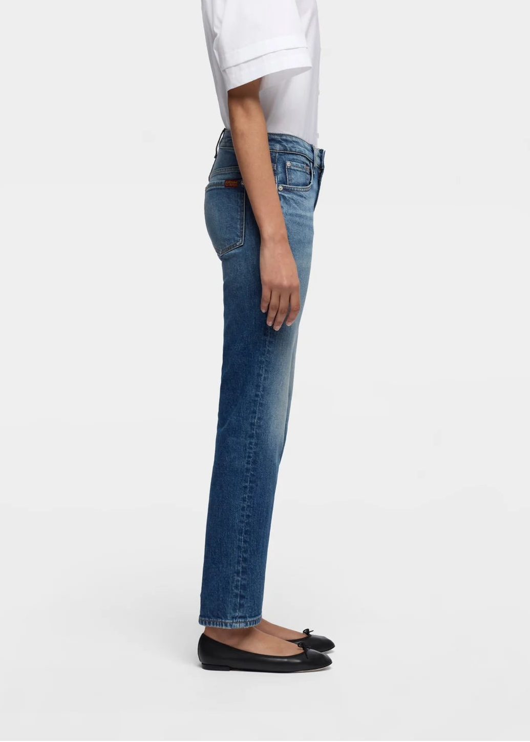 7U7E0K85-U73NG JEANS LOW CIGARETTE BLUE CORE