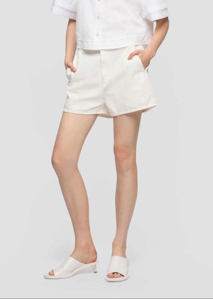 SS26-7U7F0X10-U7LNI JEANS TROUSER SHORTS COLORE BIANCO