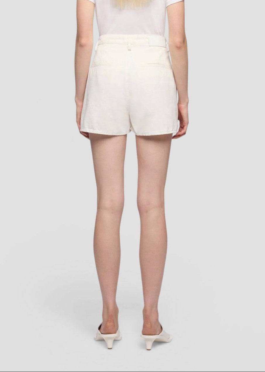 SS26-7U7F0X10-U7LNI JEANS TROUSER SHORTS COLORE BIANCO