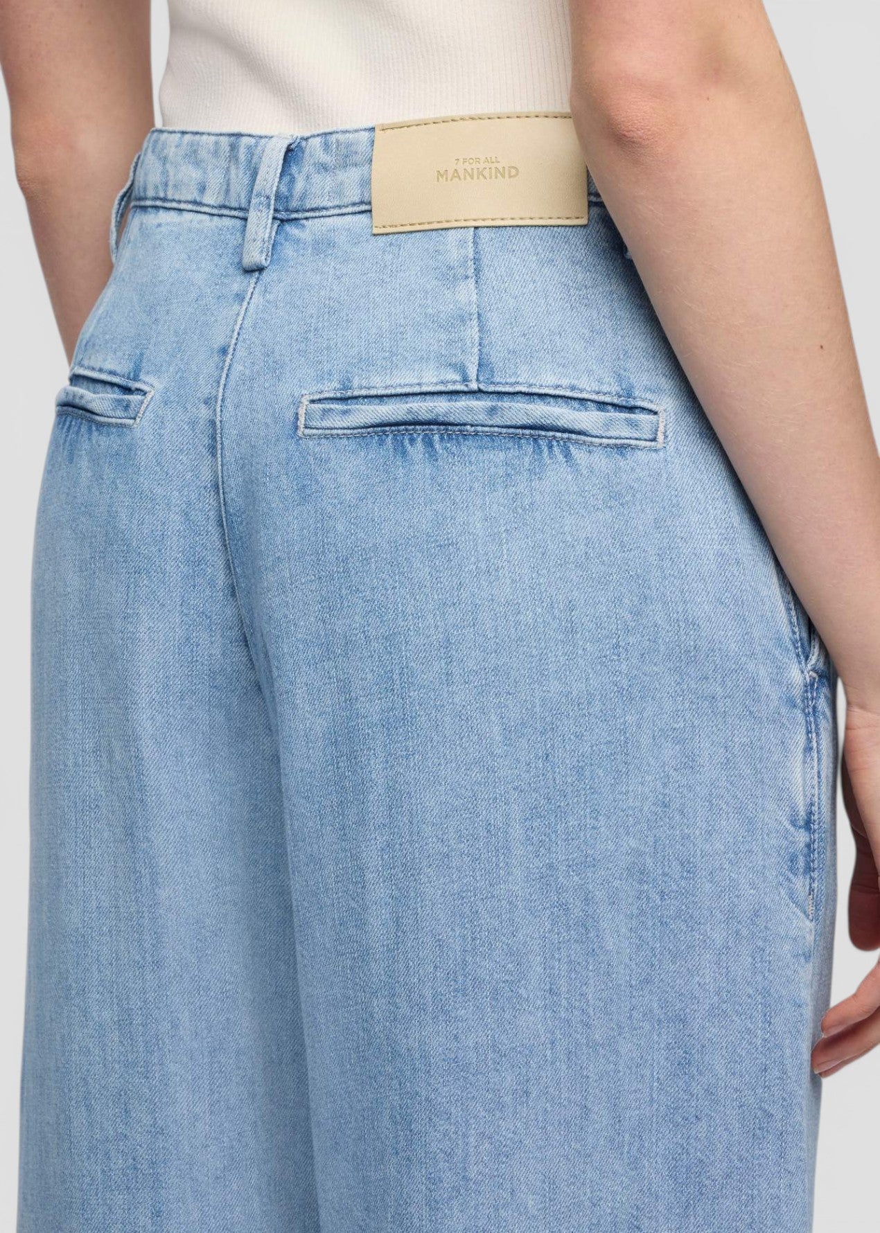 SS26-7U7G0U03-U7IRI JEANS WIDE TROUSER IRIS  COLORE DENIM