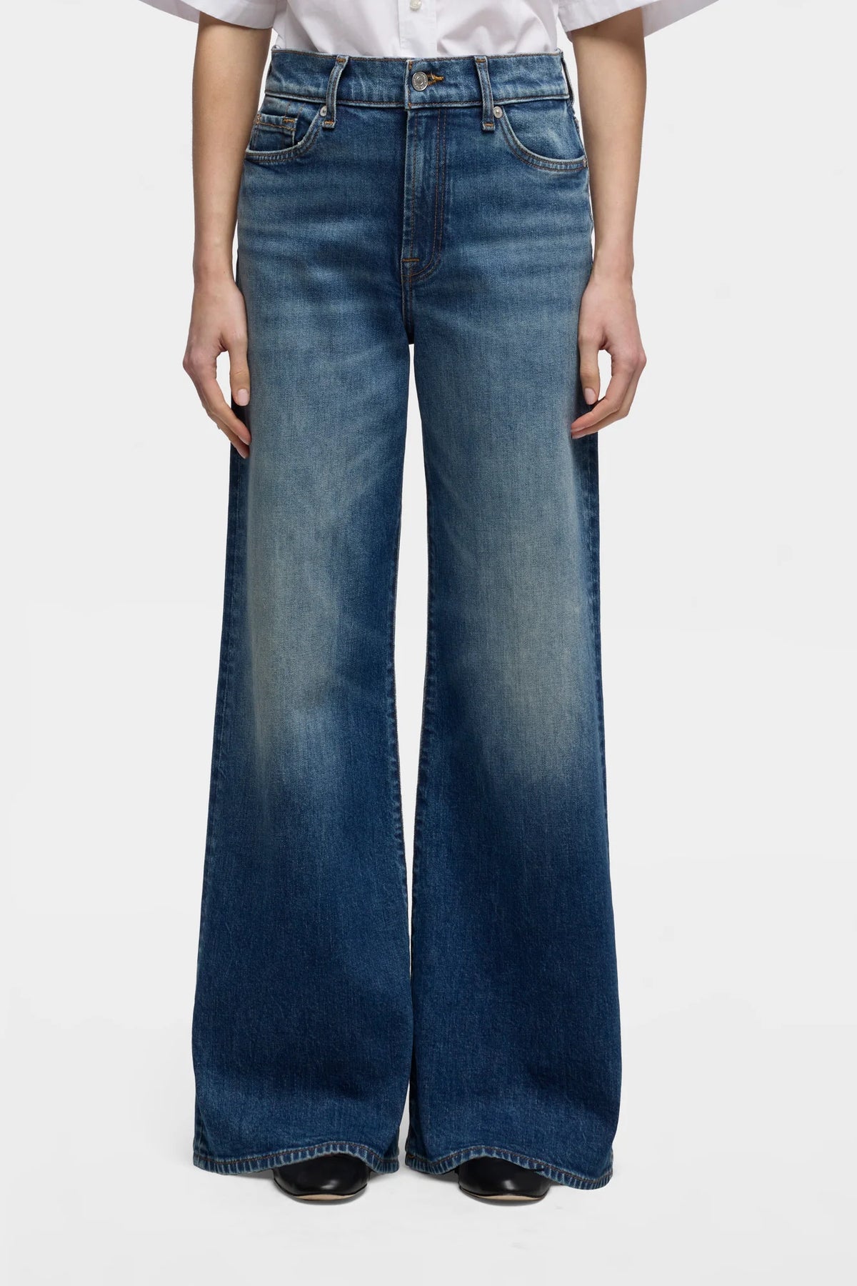7U8E0K85-U73NG JEANS  LOTTA TAILORLESS BLUE CORE