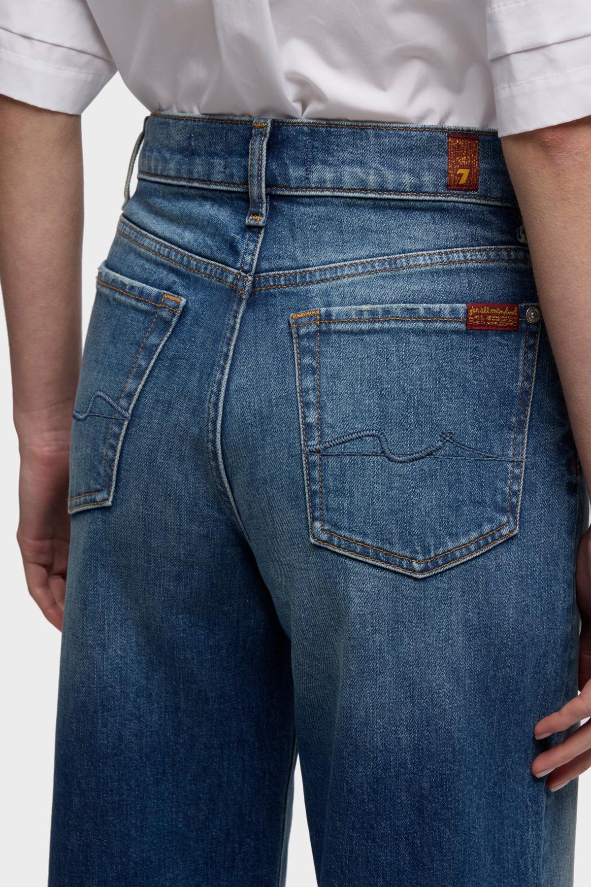 7U8E0K85-U73NG JEANS  LOTTA TAILORLESS BLUE CORE