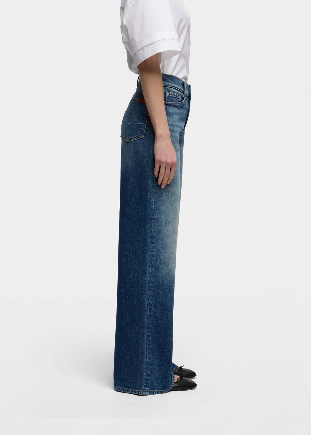 7U8E0K85-U73NG JEANS  LOTTA TAILORLESS BLUE CORE