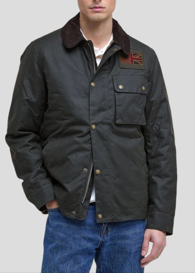 FW25-MWX1853SG91  GIACCA STEVE MCQUEEN COLORE SAGE