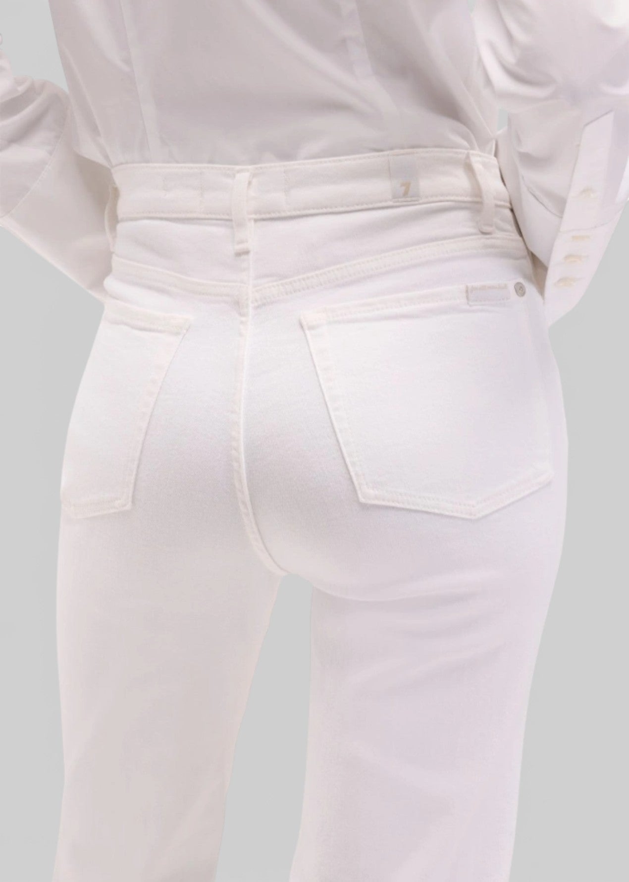SS26-7U330C14-U7SL8 JEANS MODERN DOJO SOLEIL COLORE BIANCO