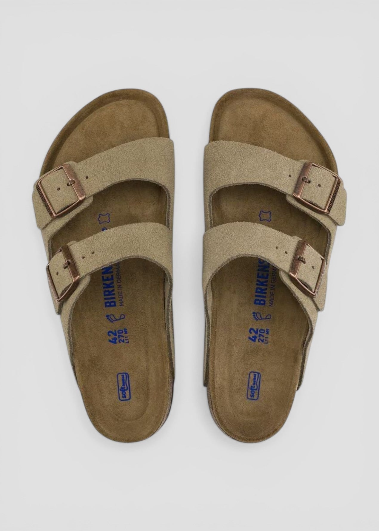 0951303 ARIZONA SFB TAUPE SUEDE LEATHER