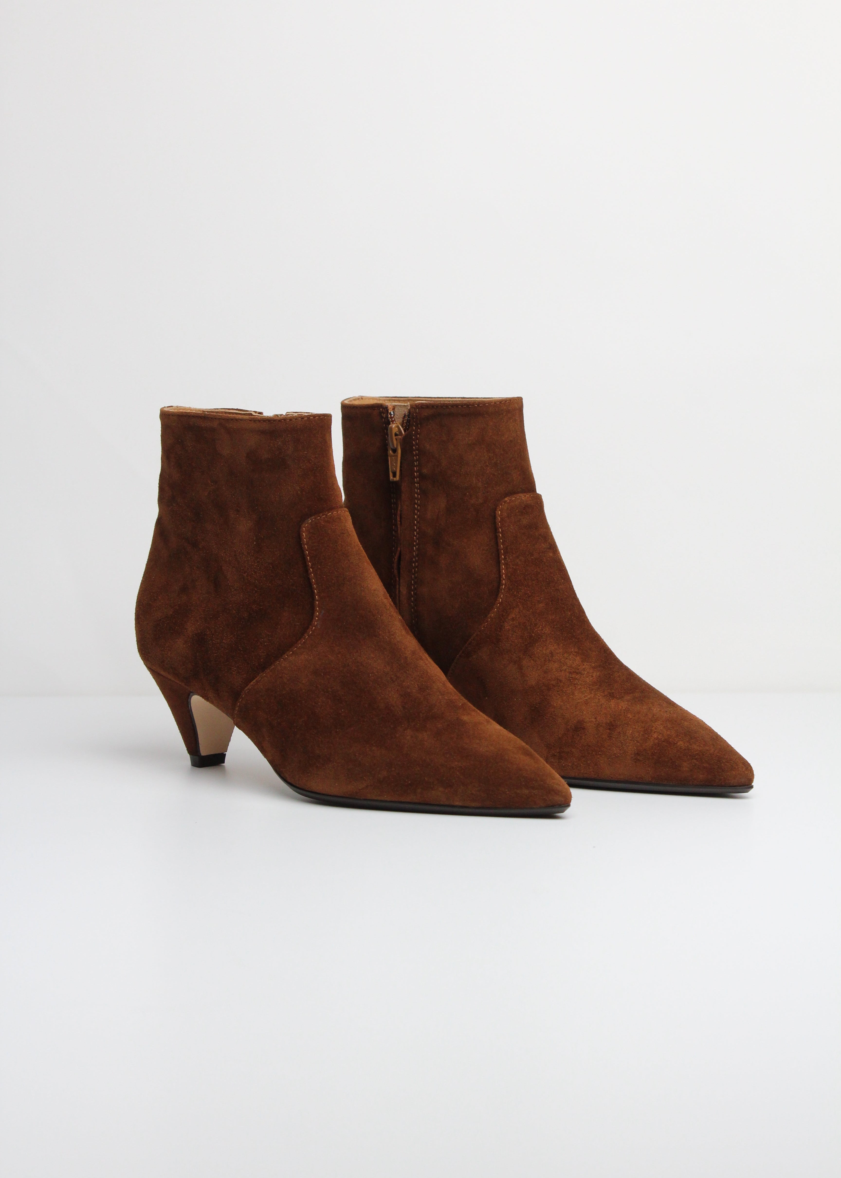 FW25  9760  STIVALETTO IN VELOUR BRUCIATO