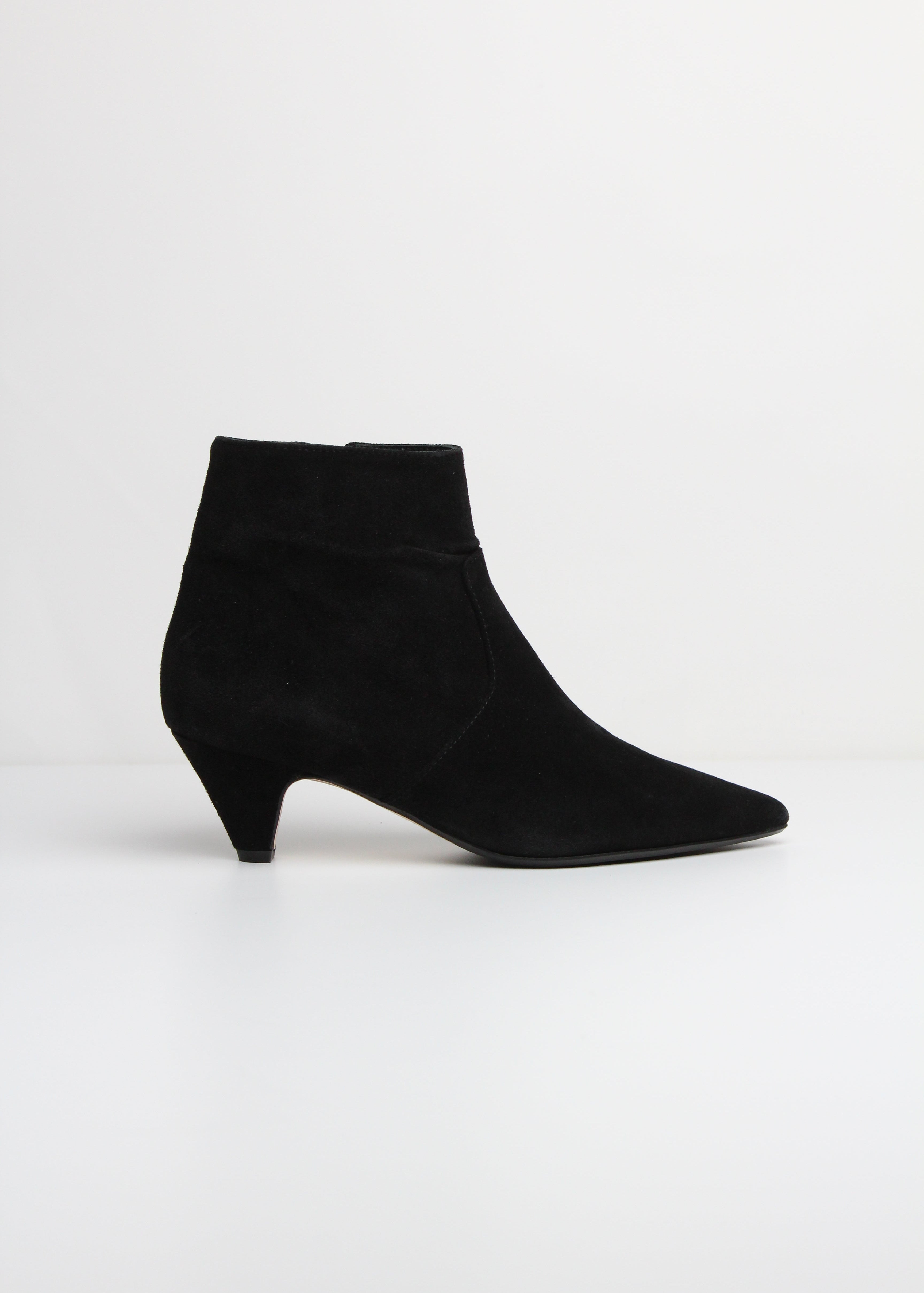 FW25  9760 STIVALETTO IN VELOUR NERO