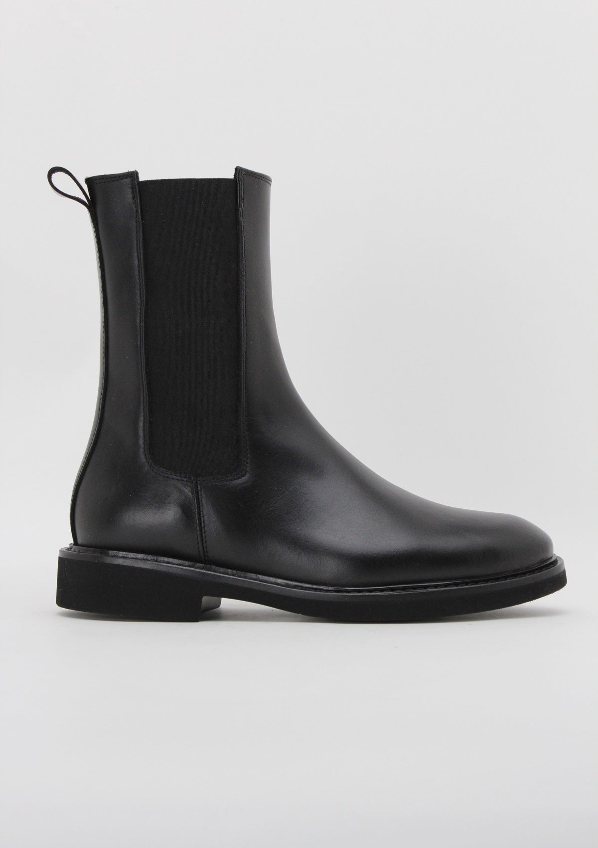 9947  Stivaletto Beatle in Pelle Nera - Anna F.