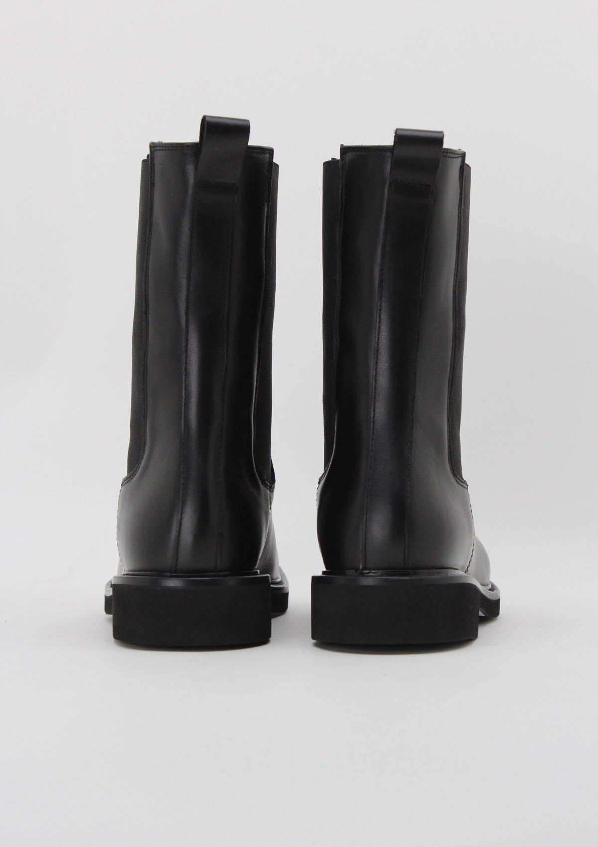 9947  Stivaletto Beatle in Pelle Nera - Anna F.
