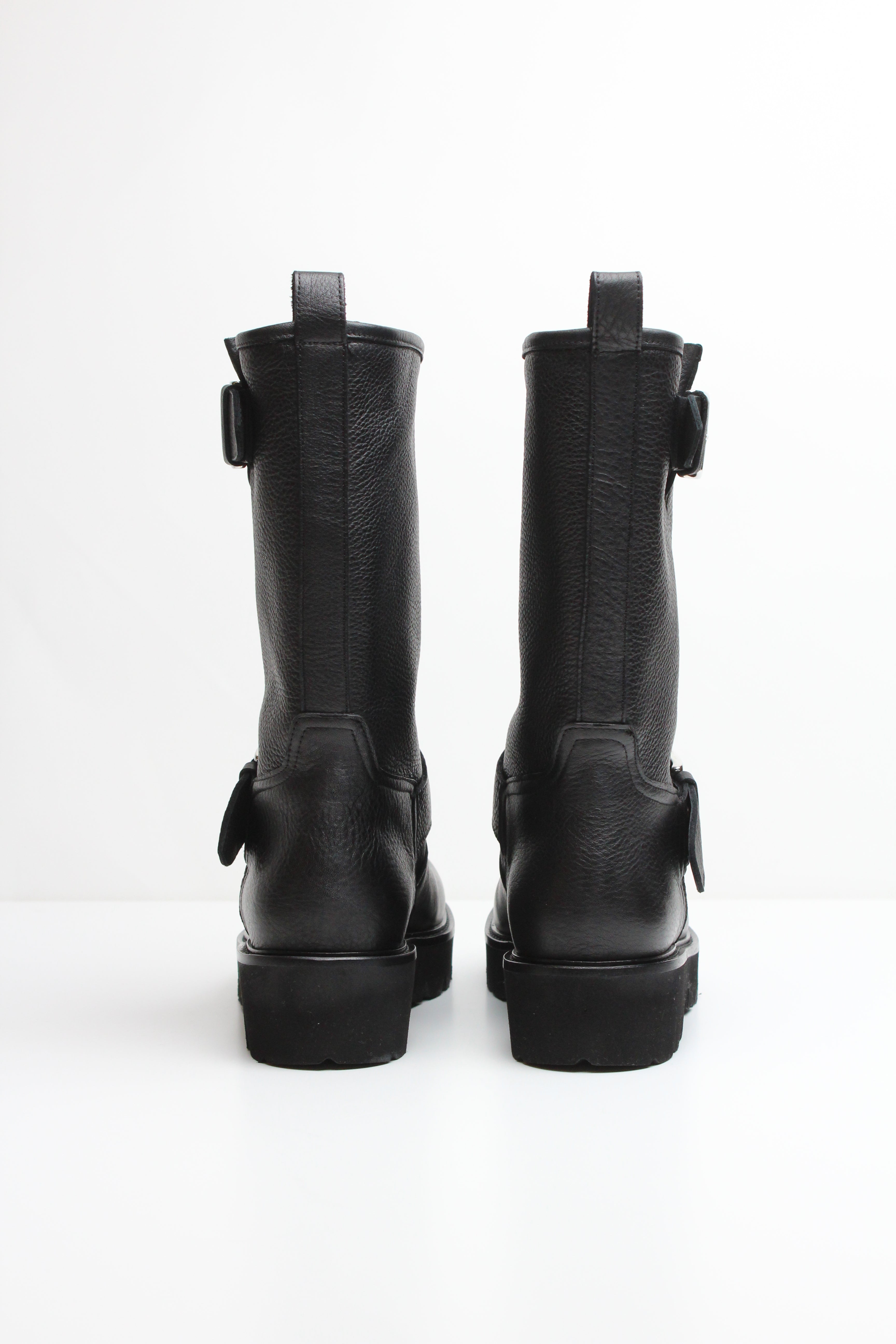 FWS25  9976  STIVALETTO IN CERVO NERO