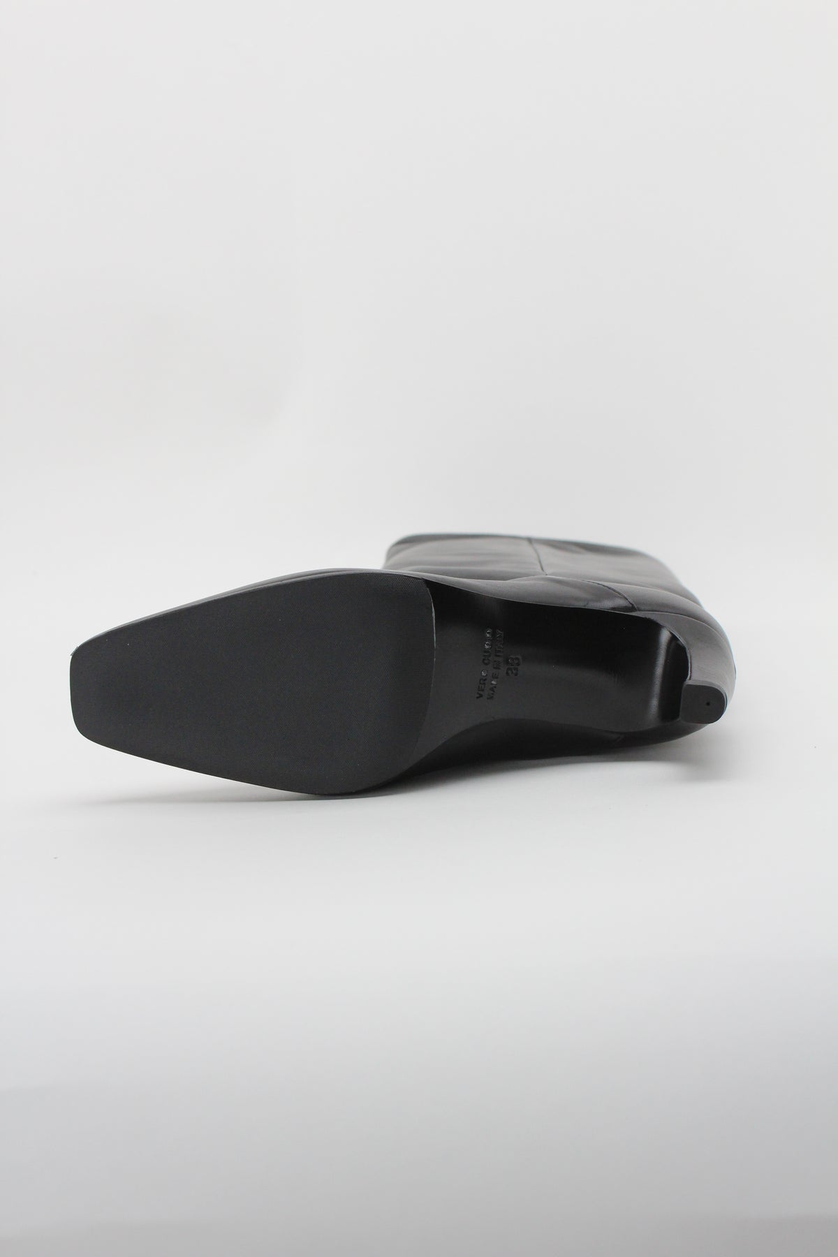 A6222  Stivale Alto in Pelle Strategia - Nero