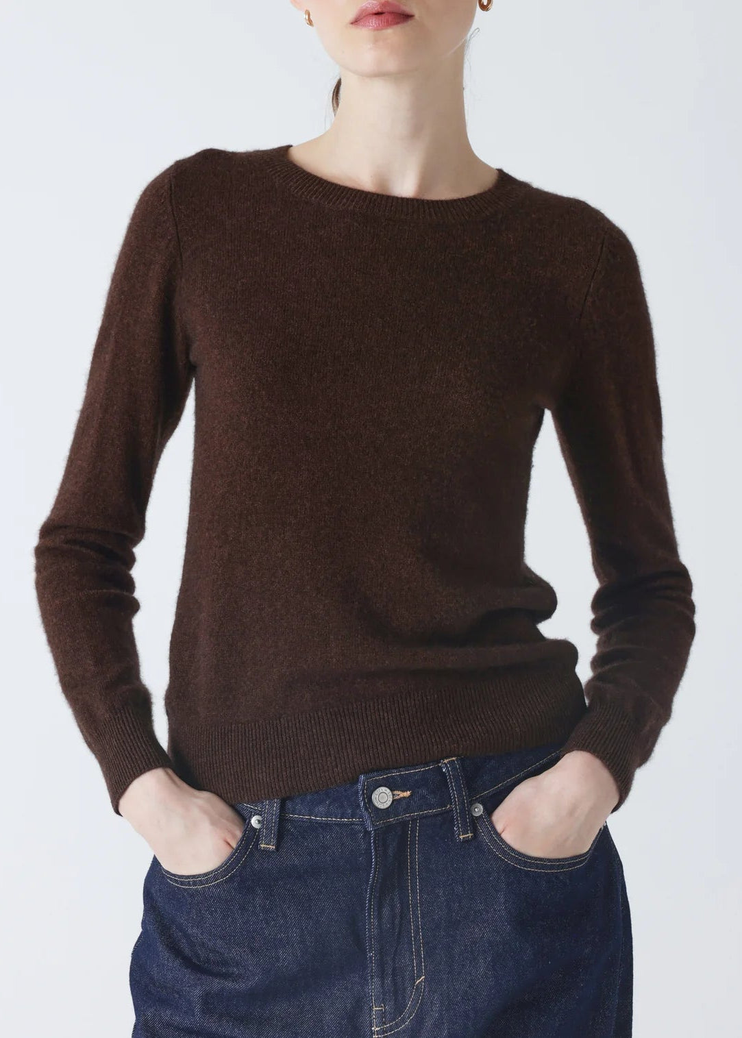 FW25-ACF202379C PULL MANICA LUNGA  TESTA DI MORO